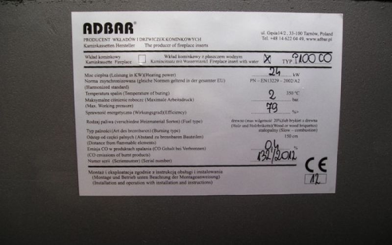 PIEC GRZEWCZY P 100CO 24KW